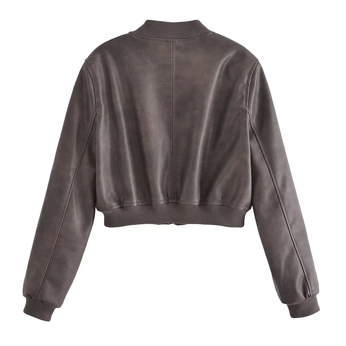 Elegant Leather Coat