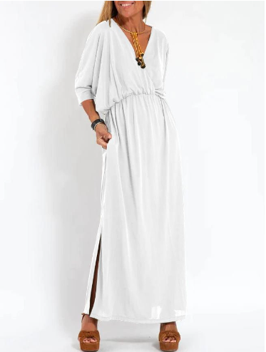 Vera Vintage Dress on Model