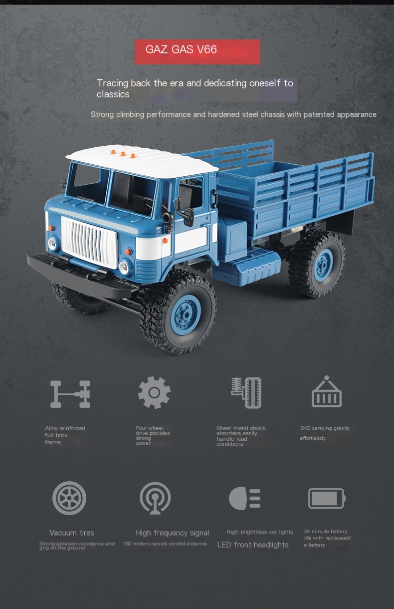 RC Off-Road Truck features