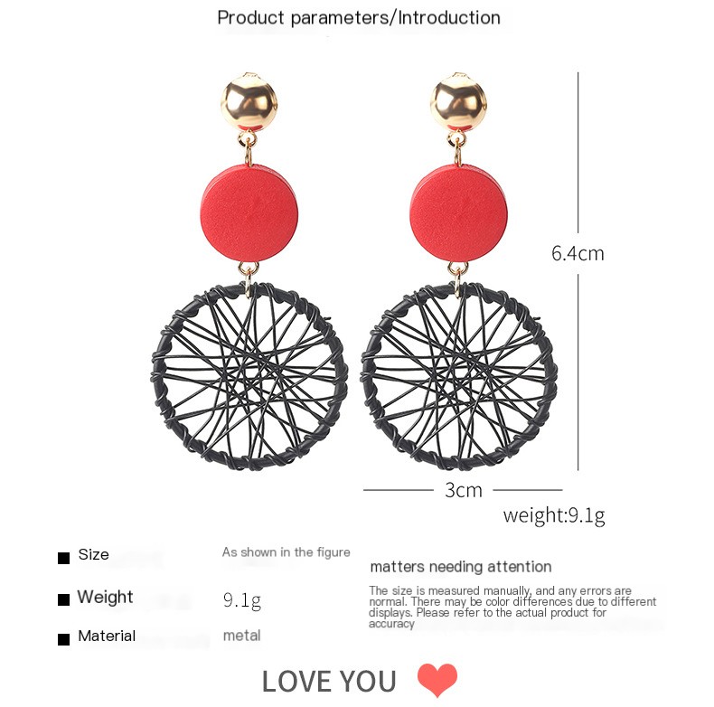 Exaggerated Large Circle Earrings
