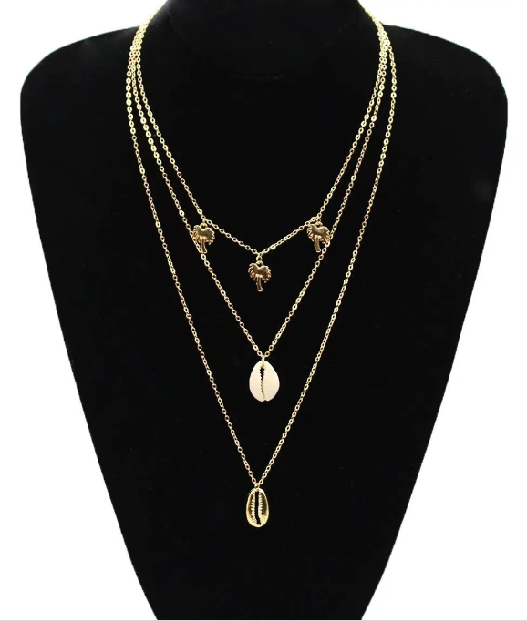 Necklace styled with fashion