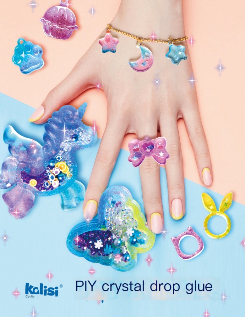 DIY Crystal Drop Glue Toy Set image 3
