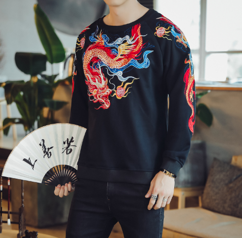 Flying Fish Dragon Embroidered Jacket