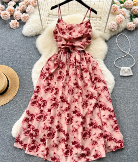Yuoomuoo Long Dress Floral Print 2