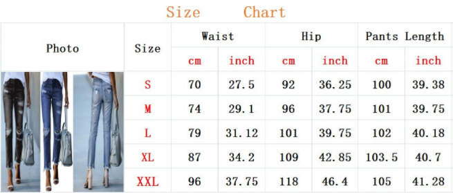 Fashionable Women's Slim Jeans 5