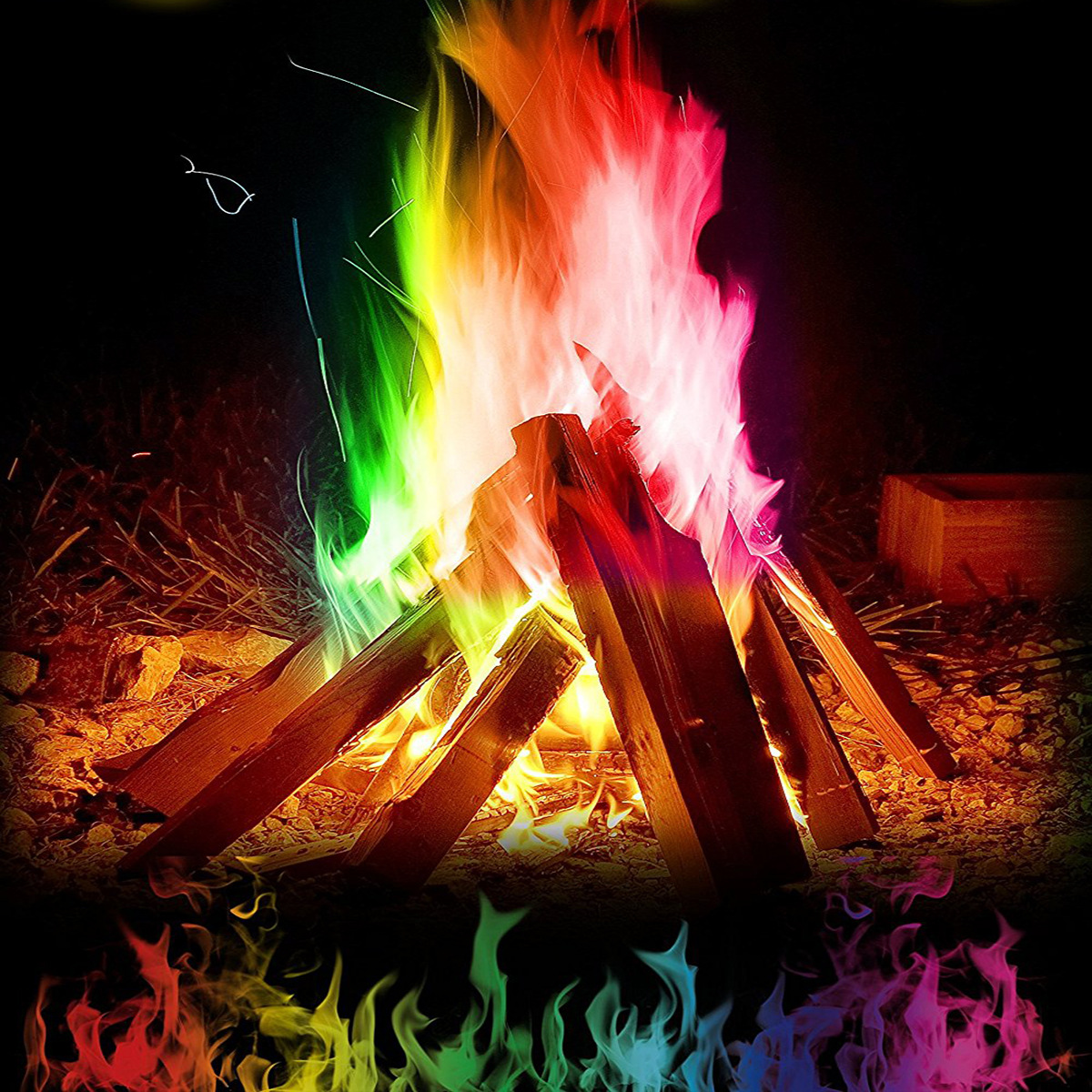 Flame Dyeing Powder in Action