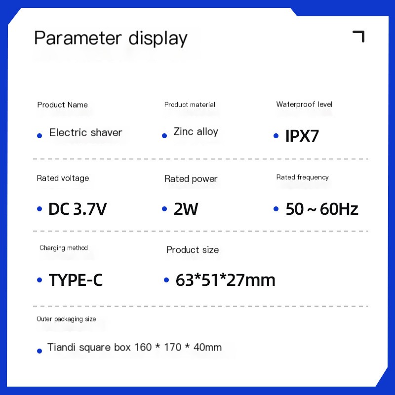 Mini Electric Shaver Image 3
