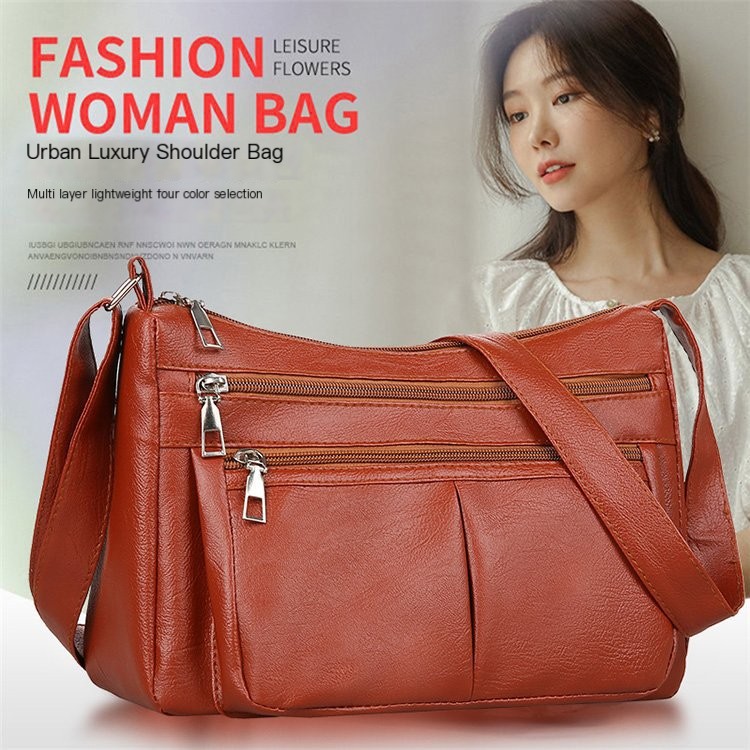 Fashionable Mom Bag in Dark Brown