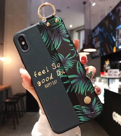 Spliced Banana Leaf Cell Phone Case Design 1