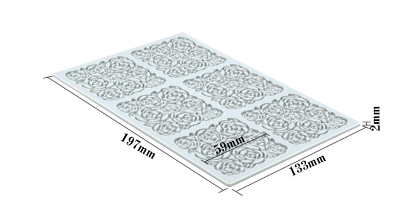 Border Decoration Lace Mold