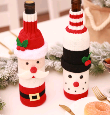 Christmas Wine Bottle Set 2