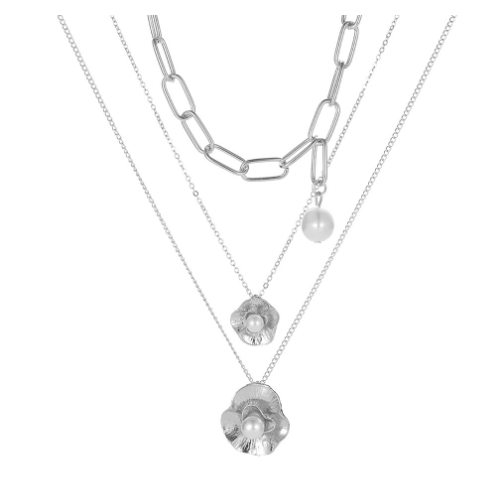 Triple 18K Gold Necklace 3
