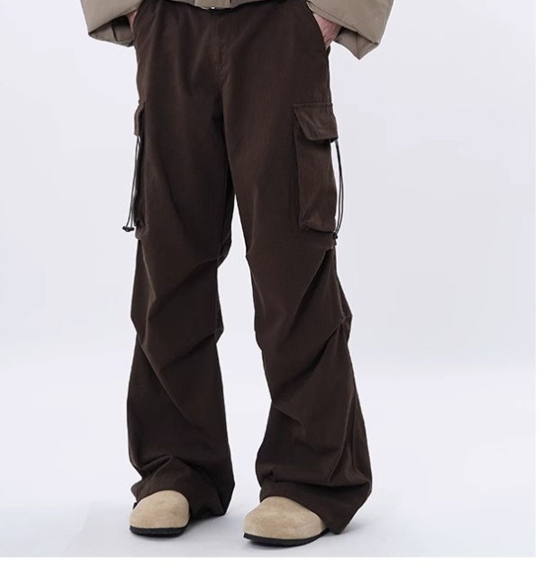 Vintage High Waist Loose Wide Leg Pants