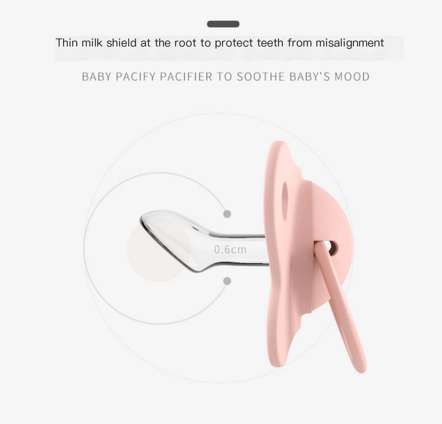 Baby Silicone Pacifier Image 2