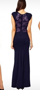 Lace Evening Dress Red