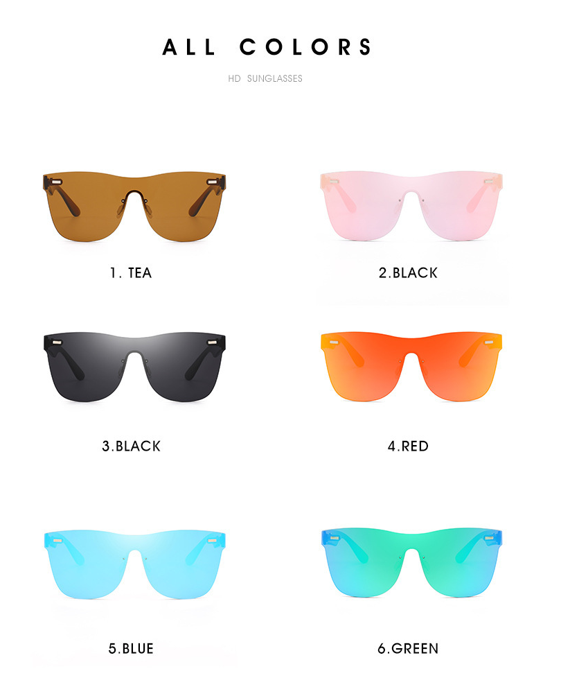 Sunglasses in Various Colors