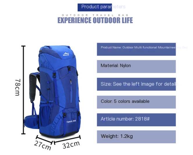 Outdoor Mountaineering Bag Image 1
