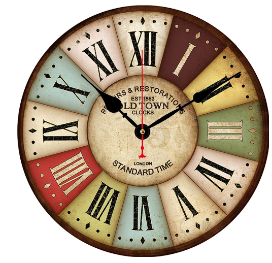 Wooden Wall Clock Image 3