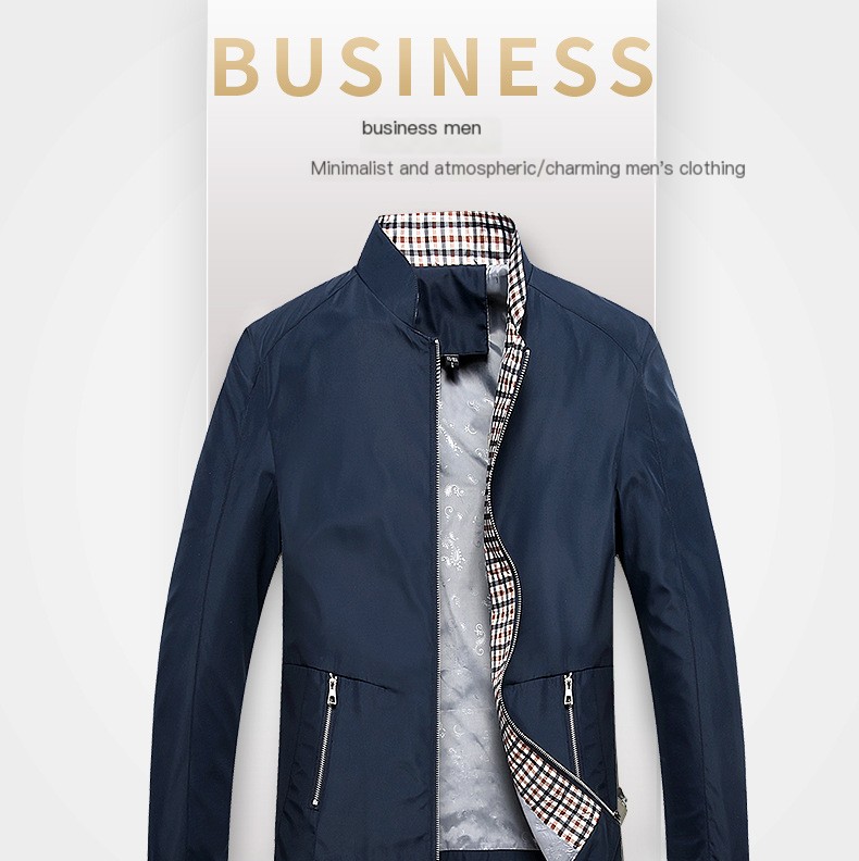 Men's Business Jacket in Black