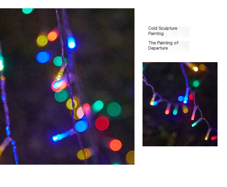 Cross border LED five-pointed star waterfall light low voltage 29V star light outdoor waterproof patio decoration lights for christmas decoration