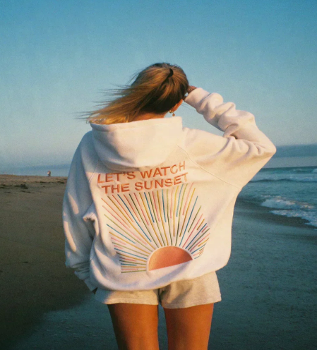 Jessica® - Stylish Hoodie "Let's watch the sunset" image