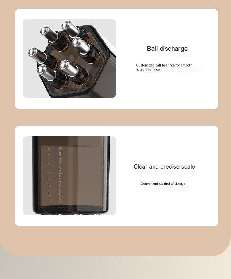 Hexagonal Six-Roller Applicator Features