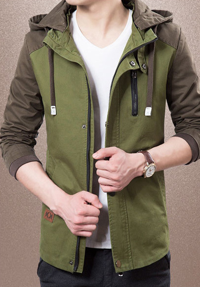 Men's Casual Jacket - On Model