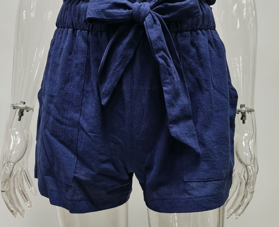 Wide-leg High Waist Shorts Image 1