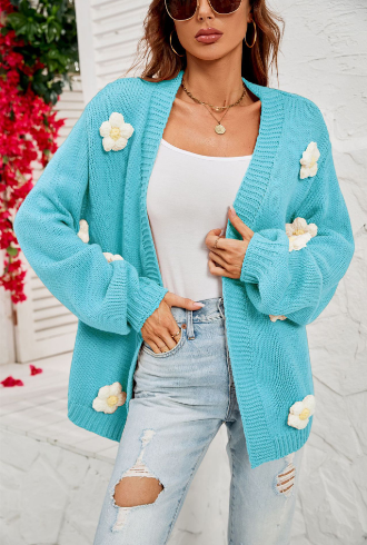 Floral Cardigan - Image 1