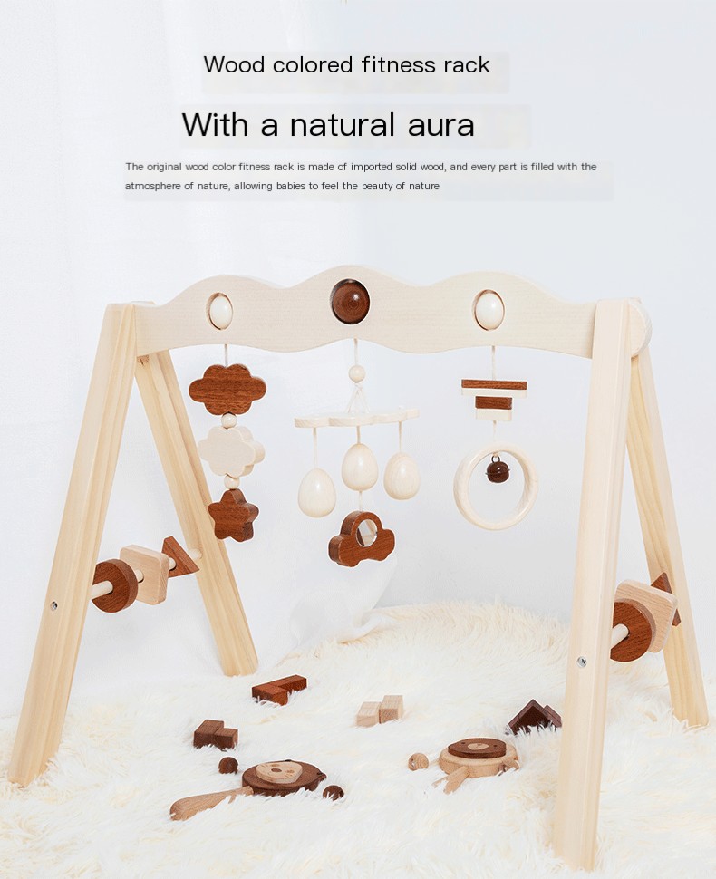 Timber Tots Wooden Play Gym Image 3