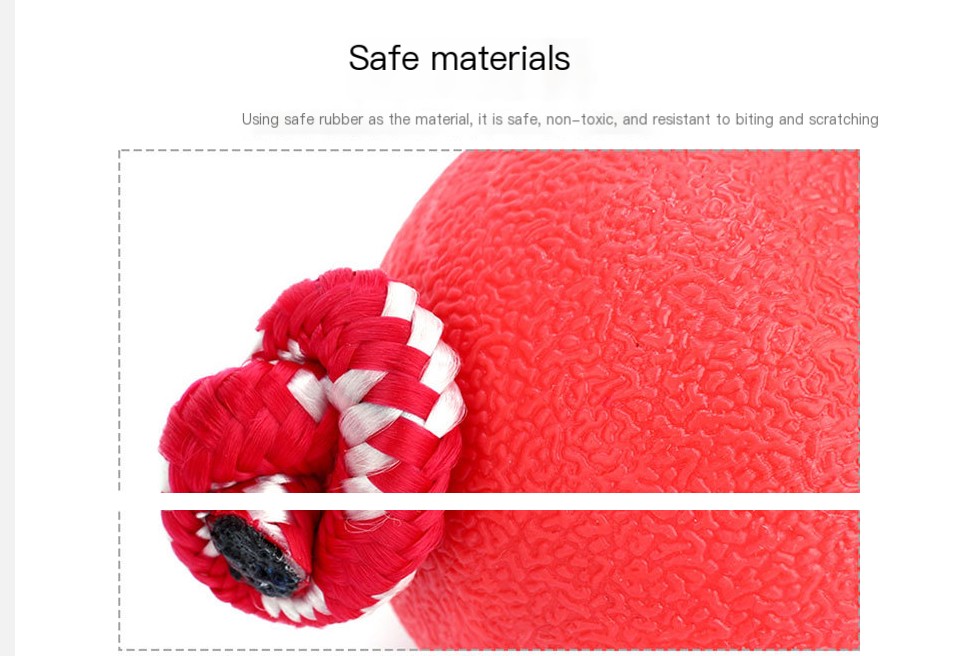 Pet Chew-Resistant Solid Rubber Ball