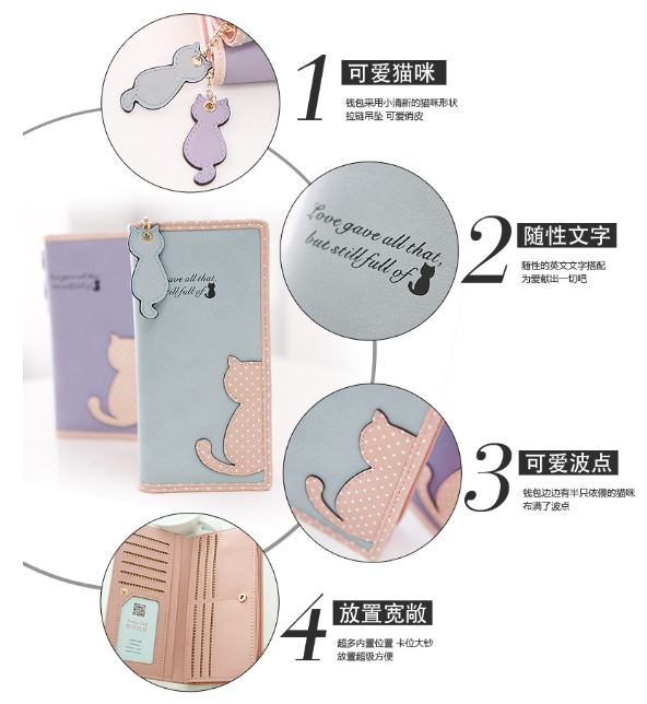 Cute Cat Wallet
