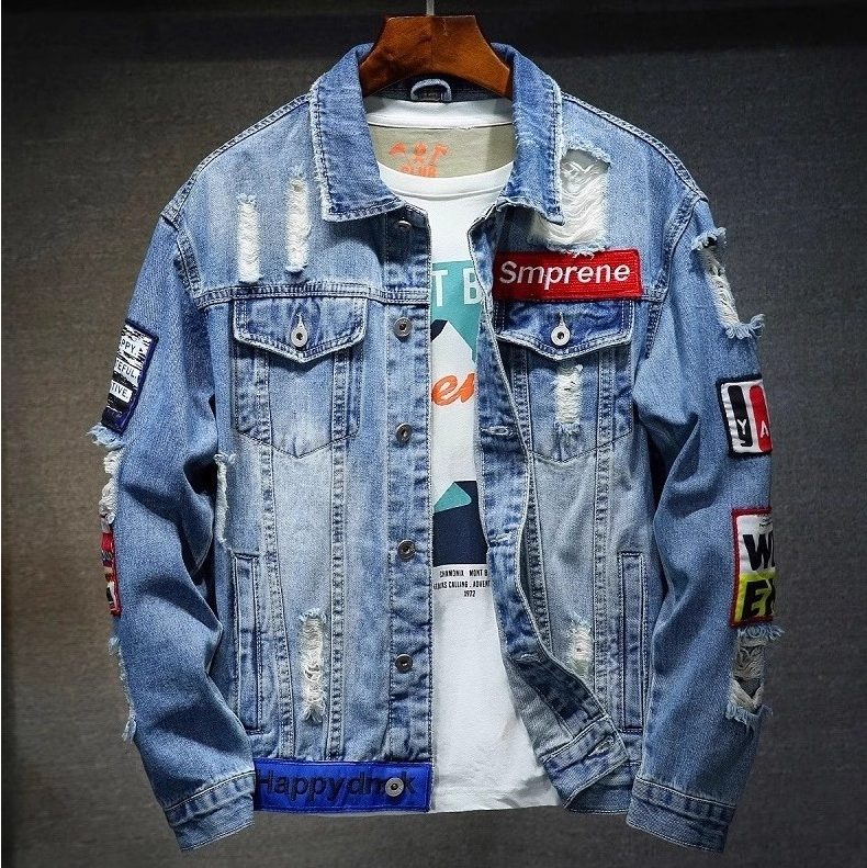 Embroidered Denim Jacket 1