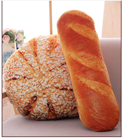 Simulational Bread Plush Pillow Image 4