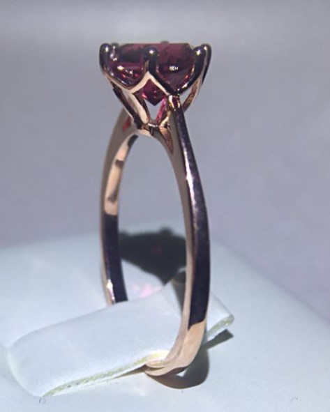 Stunning Ruby Diamond Setting