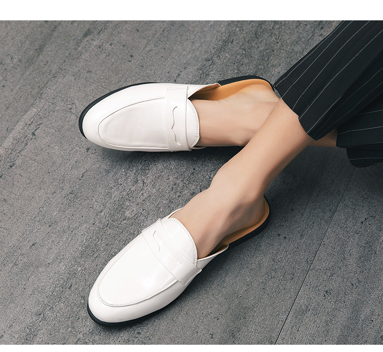 Closed Toe Half Support Leather Shoes - Image 5