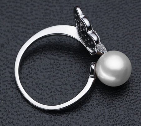 925 Silver Ring Front View
