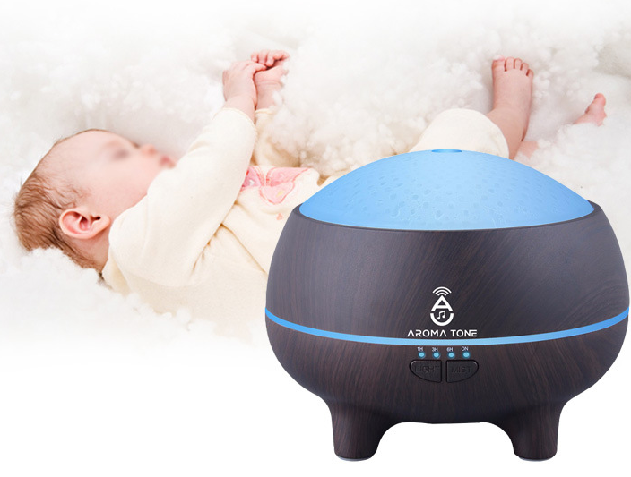 Woodgrain Bluetooth Music Aromatherapy Machine - Image 4
