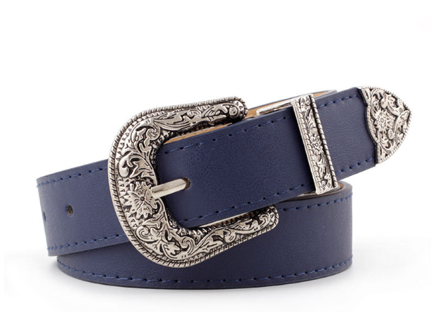 Vintage Buckle Belt Brown