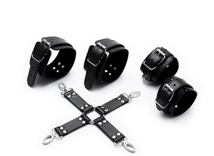 Leather Restraint Handcuffs Image 1