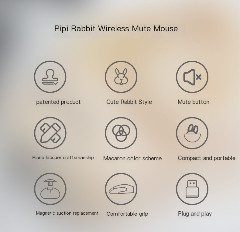 Silent Wireless Mouse Design