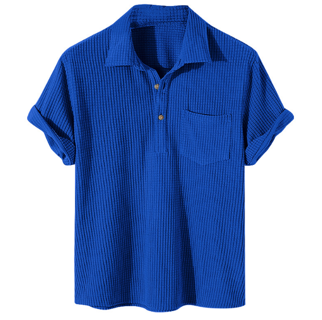 Waffle Polo Shirt Color Variation 3