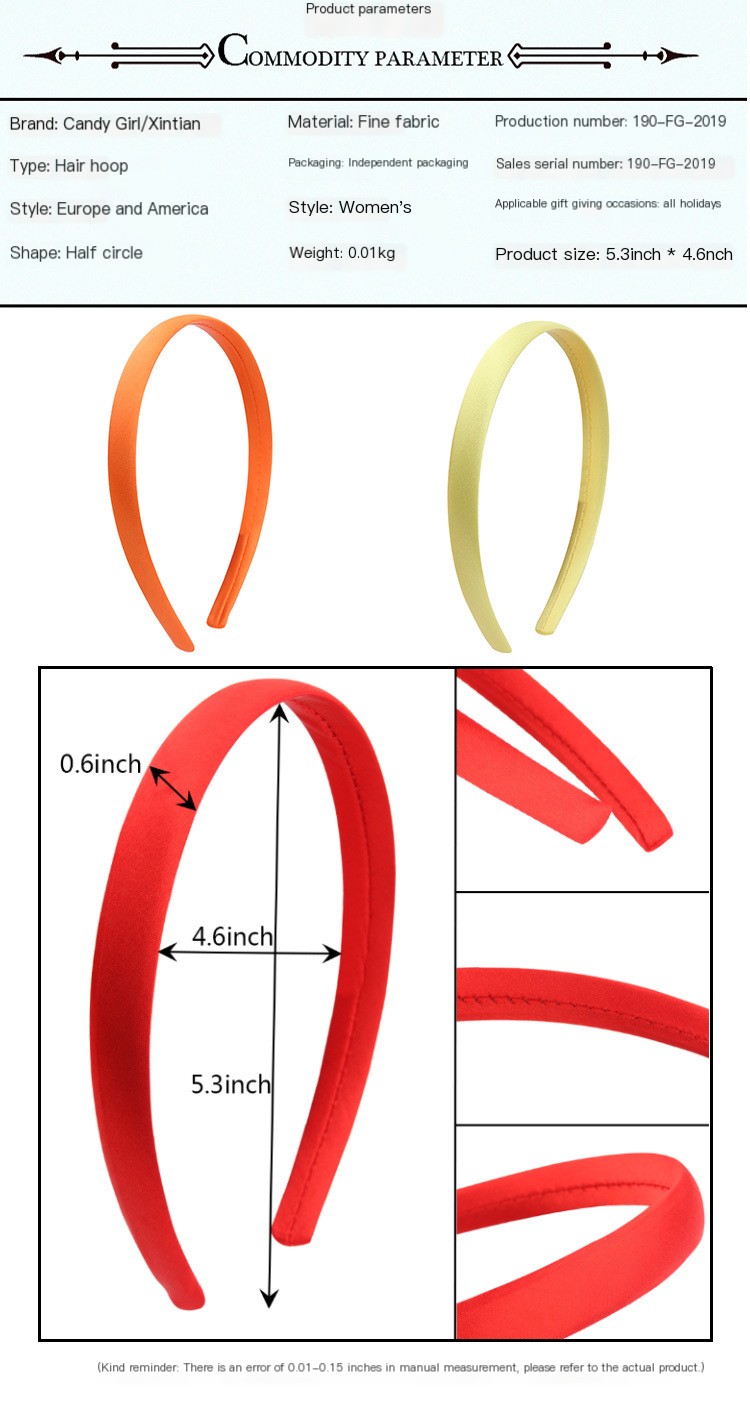 Handmade Satin Headbands