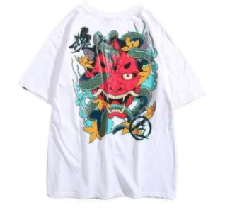 Prajna winding print T-shirt image 2