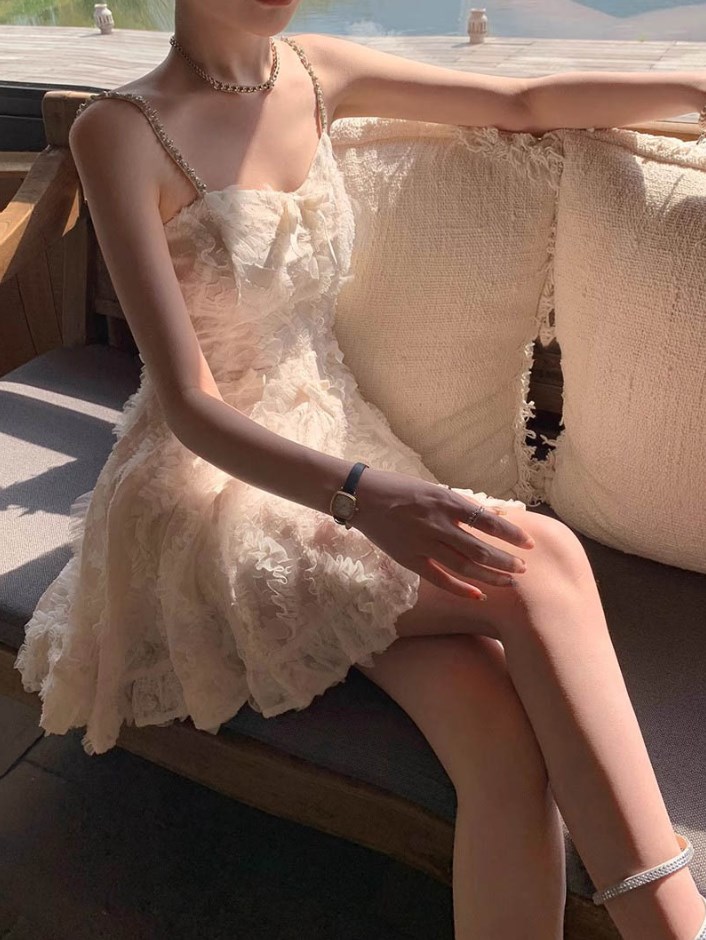 Sequin Slip Dress Image 3