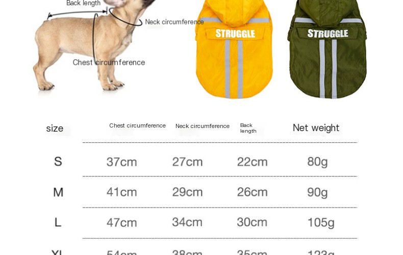Pet Raincoat Image 2