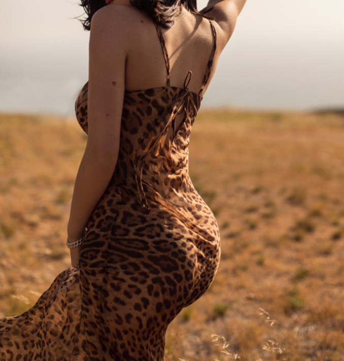 Stylish Leopard Print Dress
