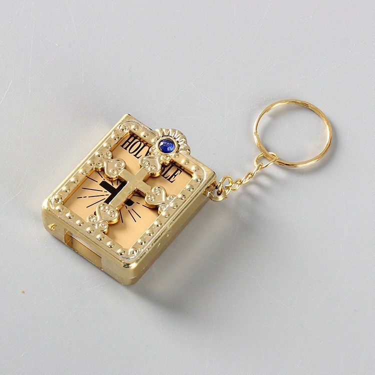 Miniature Pocket English Bible Keychain - Image 3