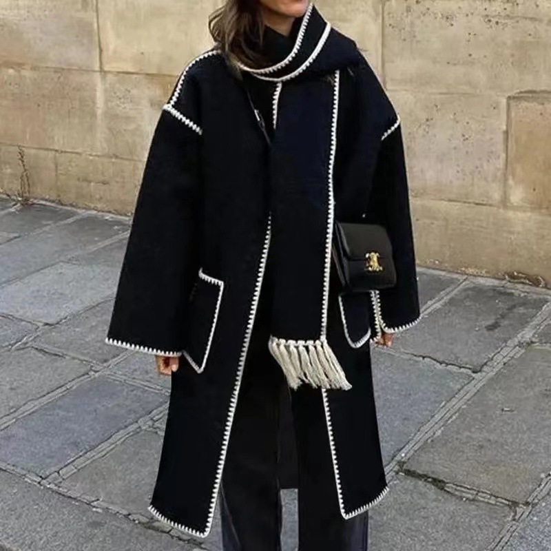 Women's Fashion Woolen Coat 1