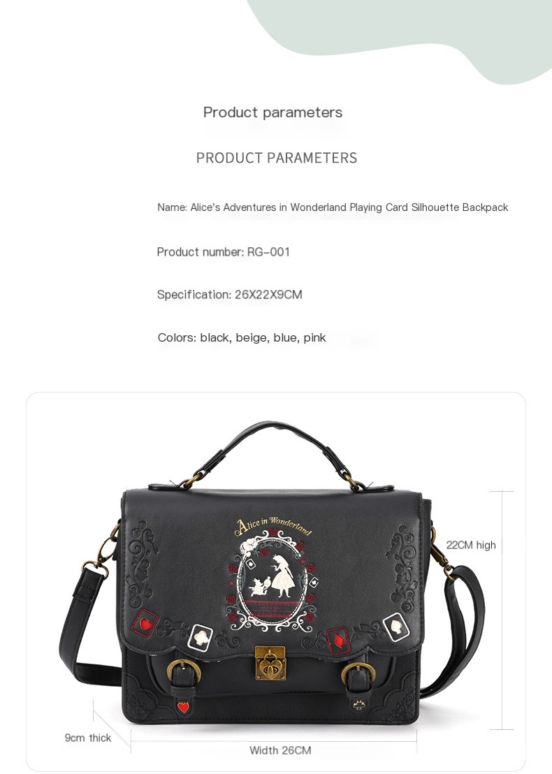 Alice in Wonderland Shoulder Bag Image 1